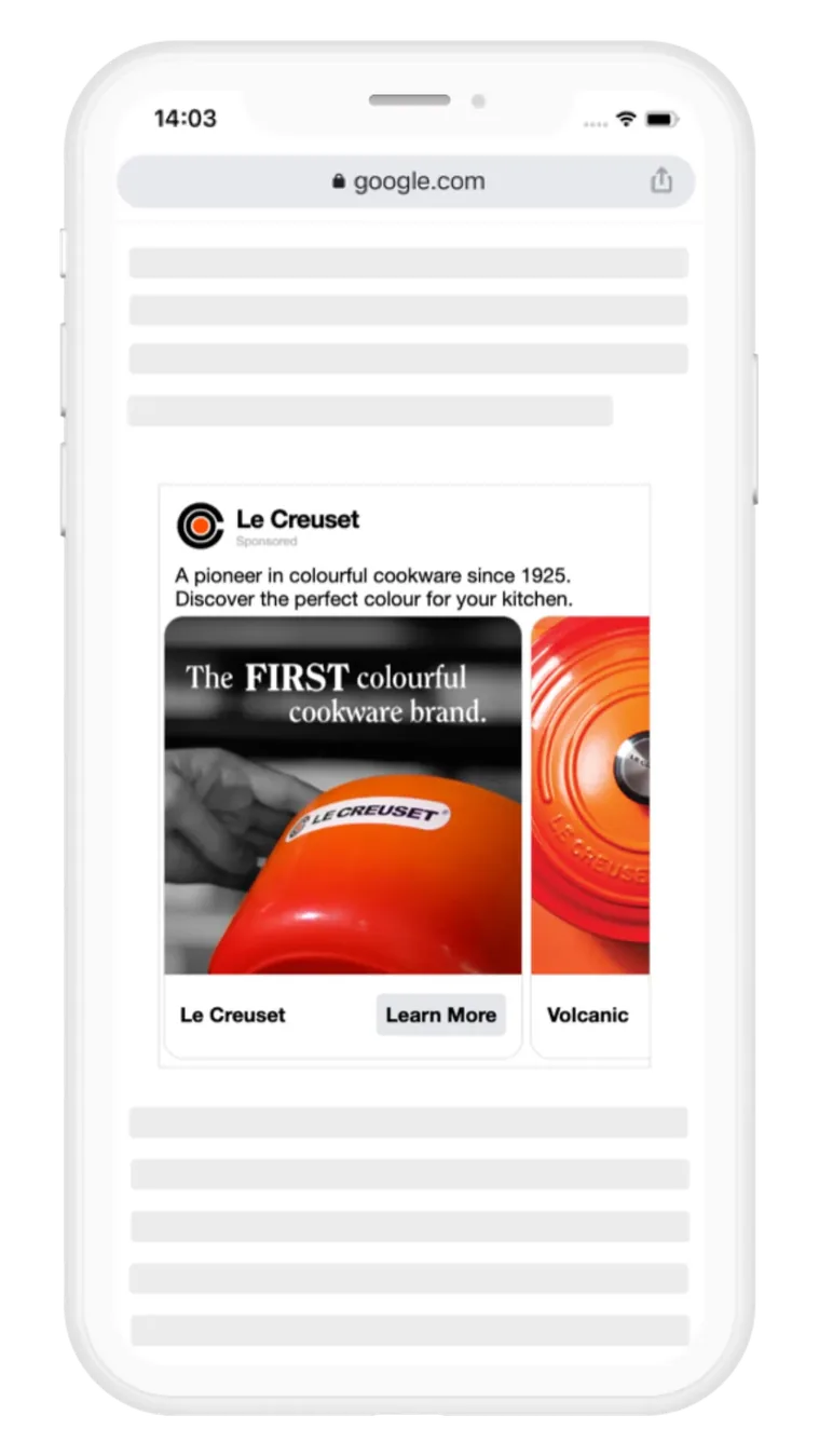 Drop Carousel creative