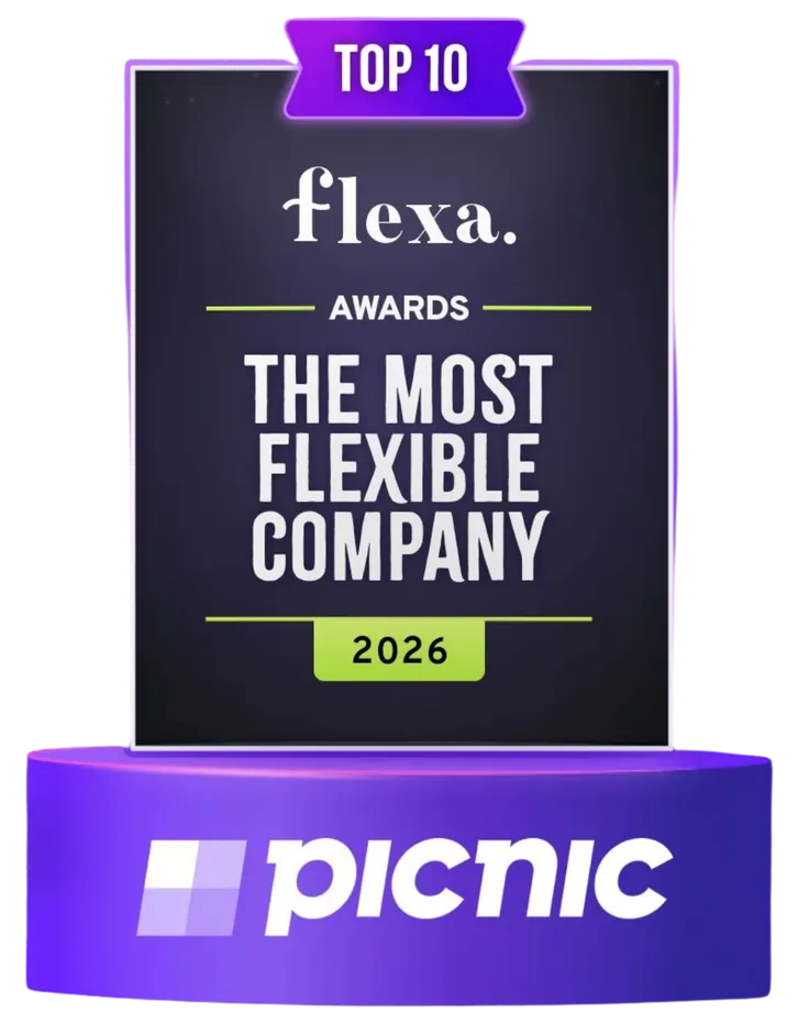 Flexa Awards, Top 10 Most Flexible Company 2026, awarded to Picnic